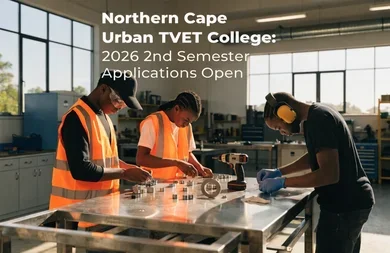Northern Cape Urban TVET College: 2026 2nd Semester Applications Open