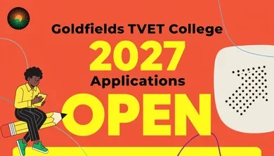 Goldfields TVET College 2027 Applications OPEN