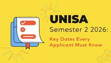 UNISA Semester 2 2026: Key Dates Every Applicant Must Know