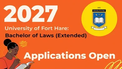 2027 University of Fort Hare: Bachelor of Laws (Extended) Applications Open