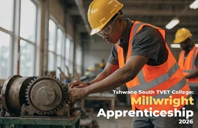 Tshwane South TVET College: Millwright Apprenticeship 2026