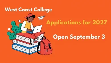 West Coast College Applications for 2027 Open September 3
