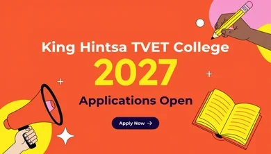 King Hintsa TVET College 2027 Applications Open