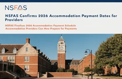 NSFAS Confirms 2026 Accommodation Payment Dates for Providers
