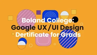 Boland College: Google UX/UI Design Certificate for Grads