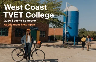 West Coast TVET College 2026 Second Semester Applications Now Open