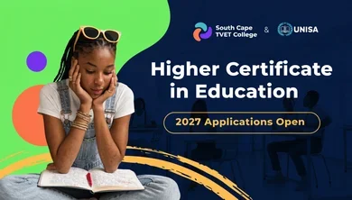 South Cape TVET College & UNISA: Higher Certificate in Education 2027 Applications Open