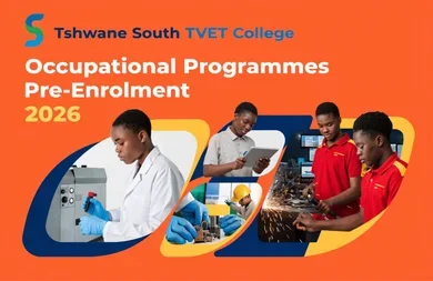 Tshwane South TVET College Occupational Programmes Pre-Enrolment 2026