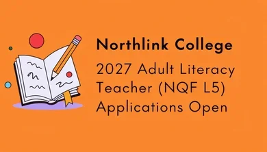 Northlink College 2027 Adult Literacy Teacher (NQF L5) Applications Open