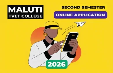 Maluti TVET College Second Semester Online Application 2026