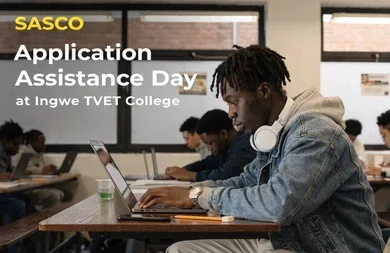SASCO Application Assistance Day at Ingwe TVET College