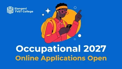 Elangeni TVET College: Occupational 2027 Online Applications Open