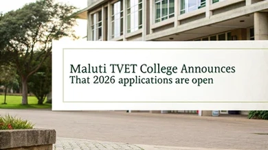 Maluti TVET College Announces that 2026 Applications are Open