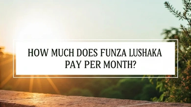 How much does Funza Lushaka pay per month?