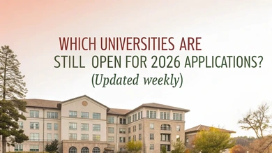 Which Universities Are Still Open for 2026 Applications? (Updated Weekly)