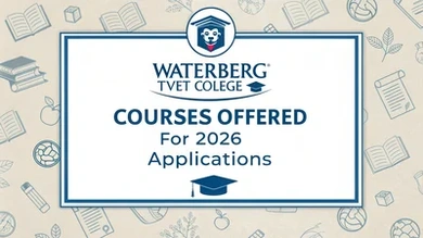 Waterberg TVET College Courses Offered for 2026 Applications