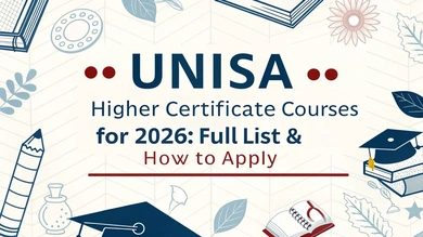 UNISA Higher Certificate Courses for 2026: Full List & How to Apply