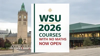 WSU 2026 Courses With No Maths Now Open