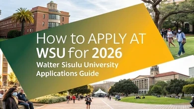 How to Apply at WSU for 2026 | Walter Sisulu University Applications Guide