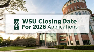 WSU Closing Date for 2026 Applications