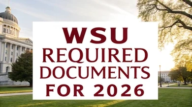 WSU Required Documents for 2026
