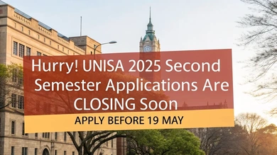 Hurry! UNISA 2025 Second Semester Applications Are Closing Soon – Apply Before 19 May