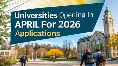 Universities Opening in April for 2026 Applications
