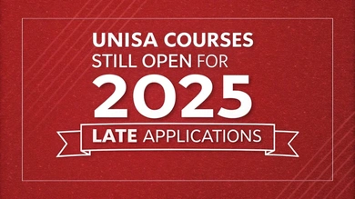 UNISA courses still open for 2025 late applications