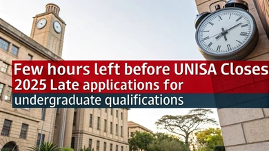 Few hours left before UNISA Closes 2025 Late Applications for Undergraduate Qualifications