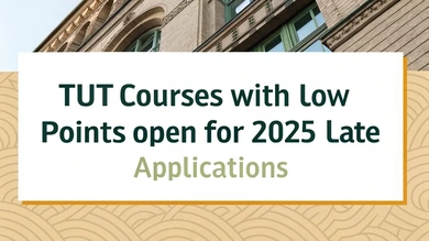 TUT courses with low points open for 2025 late applications