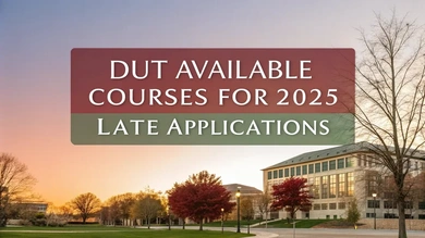 DUT Available Courses for 2025 Late Applications