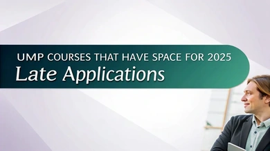UMP courses that have space for 2025 Late Applications