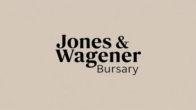 Jones & Wagener Bursary Open for 2025 Applications.