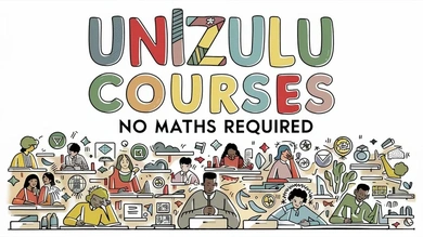 UNIZULU courses that do not require maths or maths lit