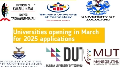 Universities that will open in March for 2025 applications