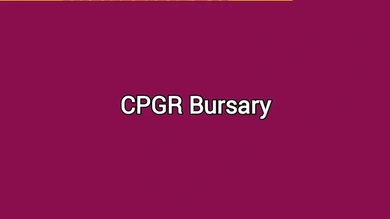 CPGR Bursary