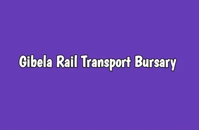 Gibela Rail Transport Bursary