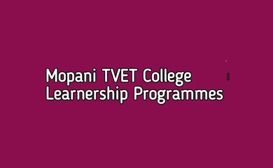 Mopani TVET College Learnership Programmes