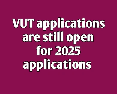 VUT is still open for 2025 applications
