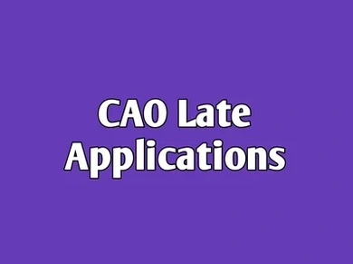 CAO NOW OPEN FOR LATE APPLICATIONS