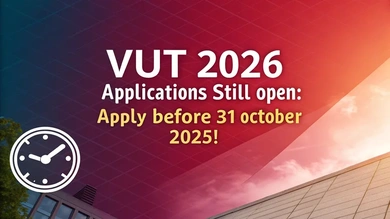 VUT 2026 Applications Still Open: Apply Before 31 October 2025!