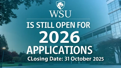 WSU is Still Open for 2026 Applications (Closing Date: 31 October 2025)