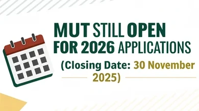 MUT Still Open for 2026 Applications (Closing Date: 30 November 2025)