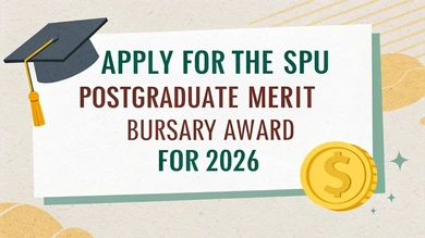 Apply for the SPU Postgraduate Merit Bursary Award for 2026