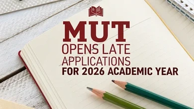 MUT Opens Late Applications for 2026 Academic Year – Over 50 Programmes Still Available