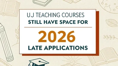 UJ Teaching Courses Still Have Space for 2026 Late Applications
