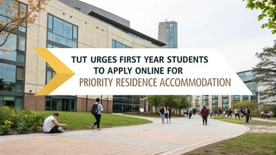 TUT urges first-year students to apply online for priority residence accommodation