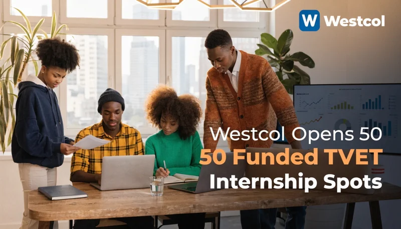Westcol Opens 50 Funded TVET Internship Spots