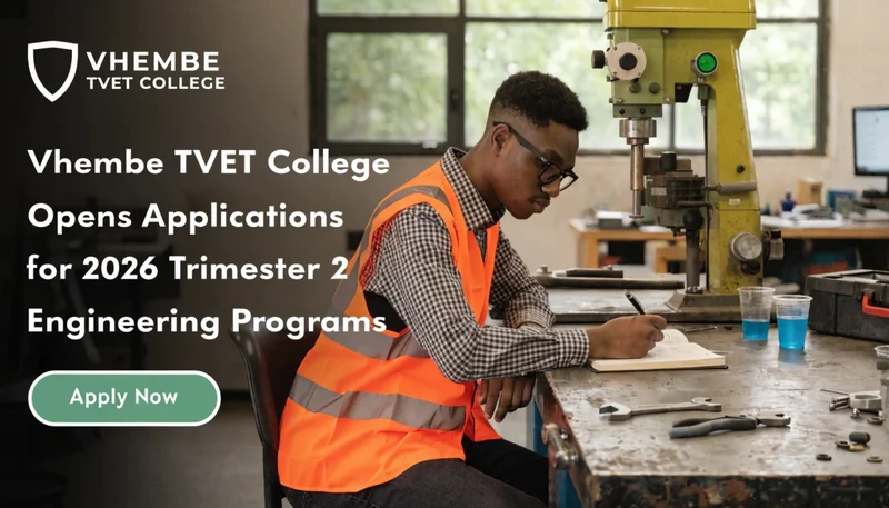 Vhembe TVET College Opens Applications for 2026 Trimester 2 Engineering Programs