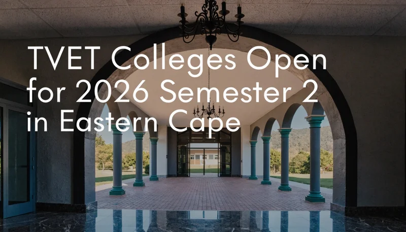 TVET Colleges Open for 2026 Semester 2 in Eastern Cape